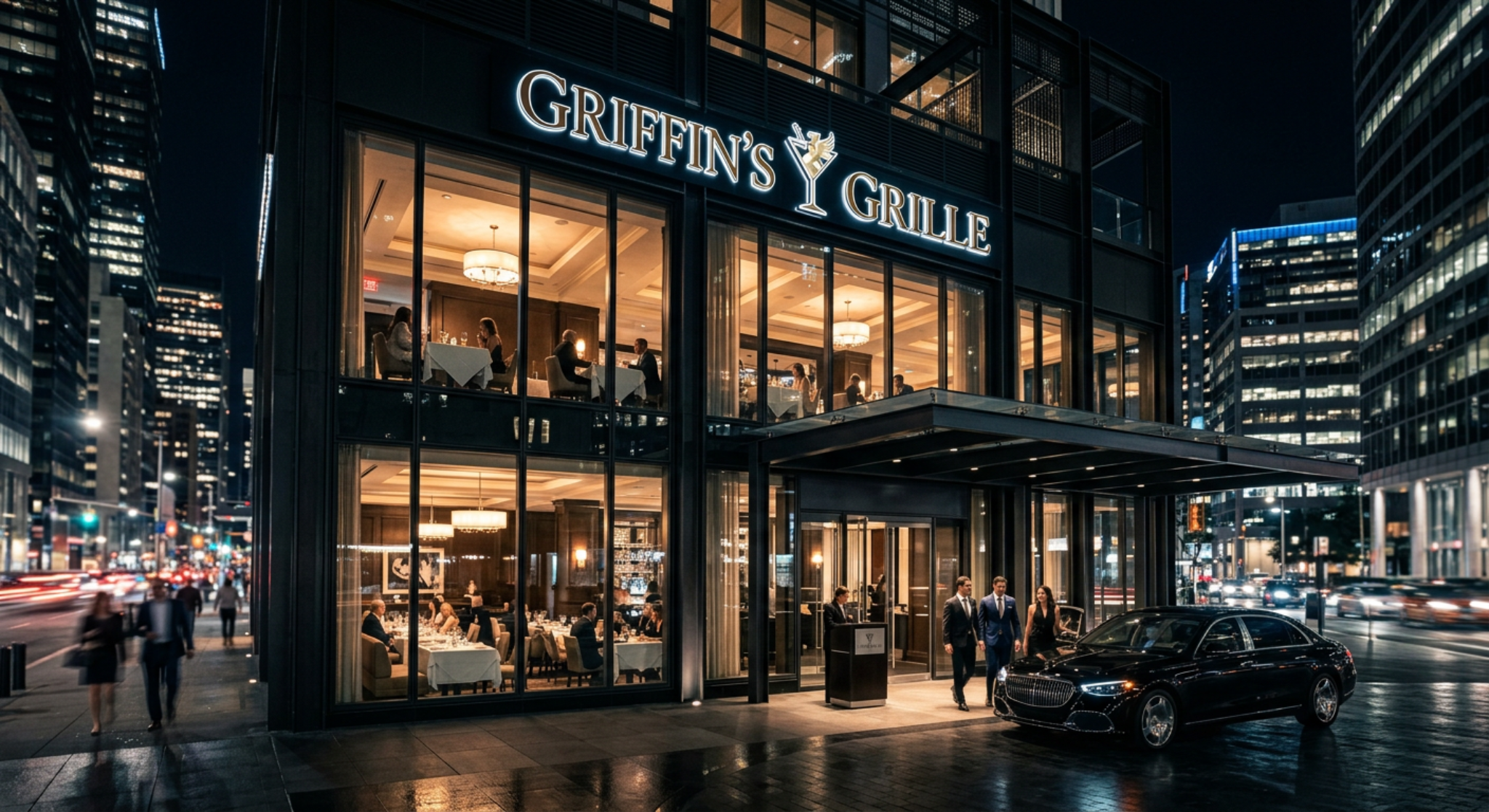 Exterior of Griffin's Grille
