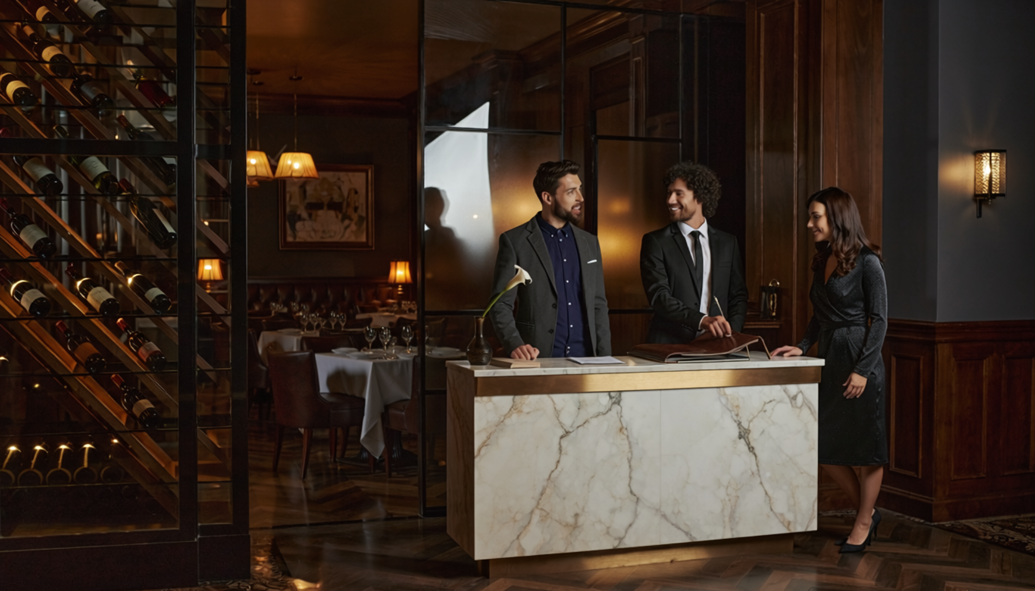 Private events reception desk