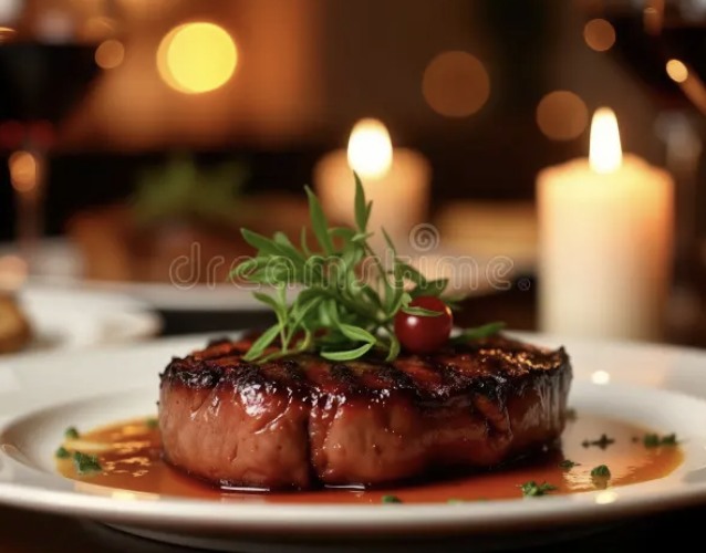 Signature steak dish